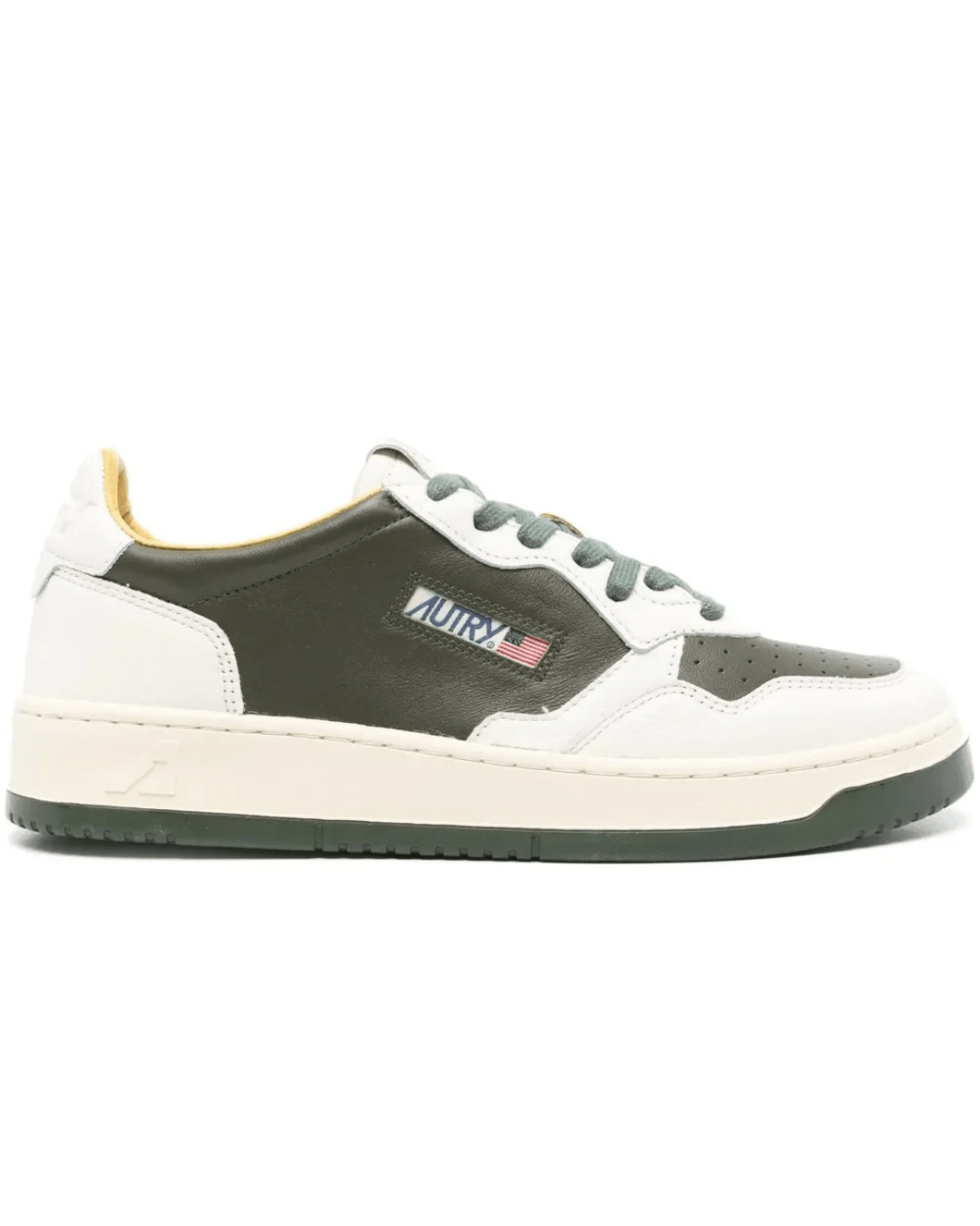 AUTRY MEDALIST-ירוק עם לבן | Branded shoes bymrcrazyshoes