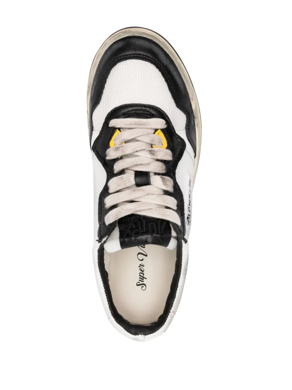 AUTRY MEDALIST - שחור לבן רשת וינטג | Branded shoes bymrcrazyshoes