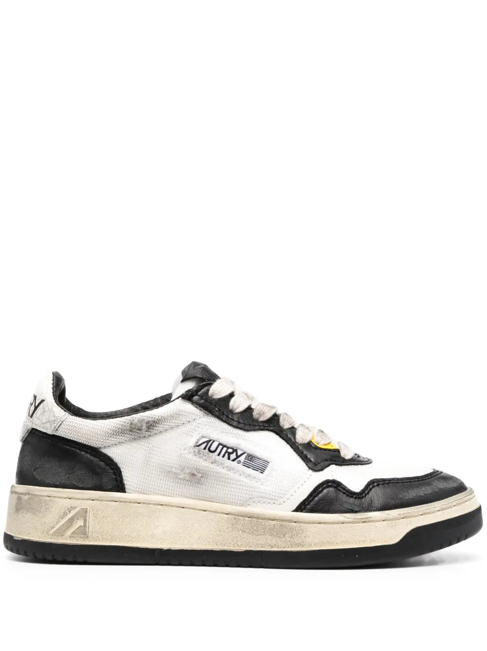 AUTRY MEDALIST - שחור לבן רשת וינטג | Branded shoes bymrcrazyshoes