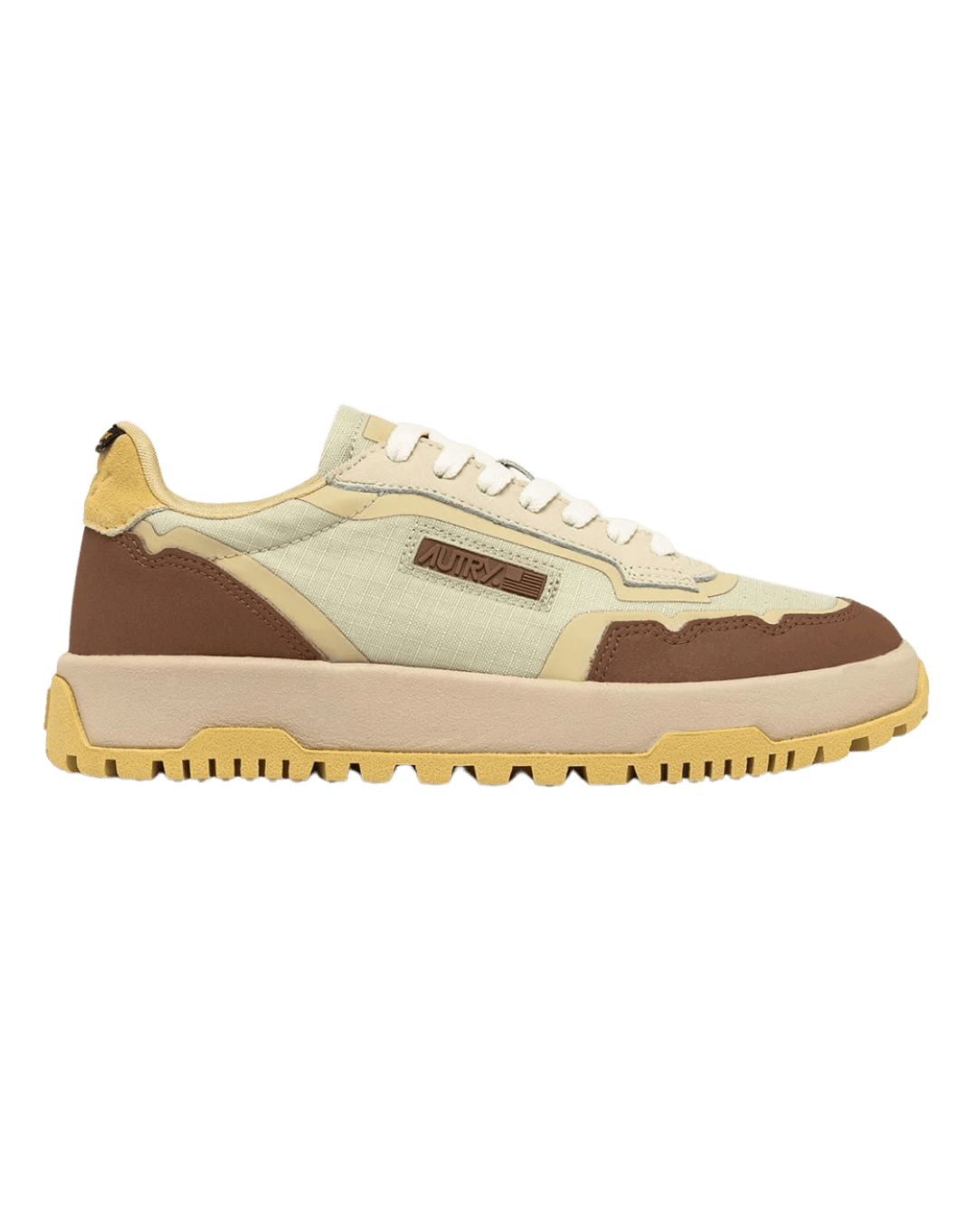 AUTRY WILDPACE LOW - גוון חום ושמנת | Branded shoes bymrcrazyshoes