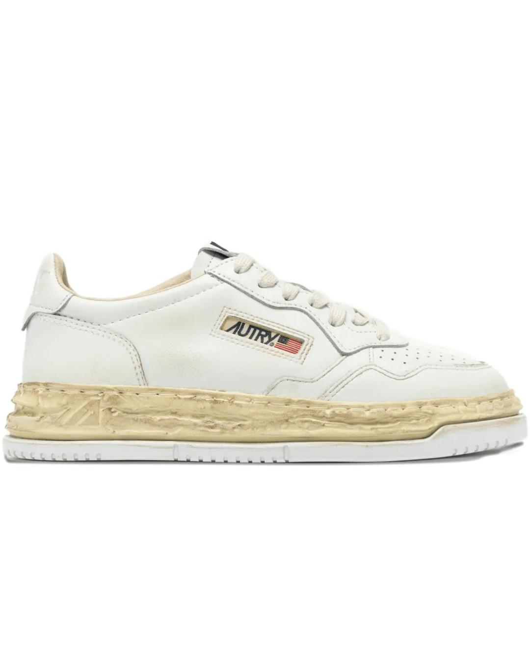 Autry X Maison Mihara Yasuhiro Medalist - לבן מלא | Branded shoes bymrcrazyshoes