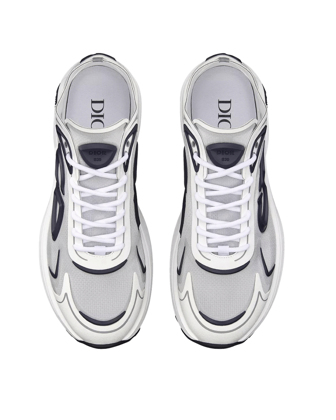DIOR B30- אפור עם שחור | Branded shoes bymrcrazyshoes