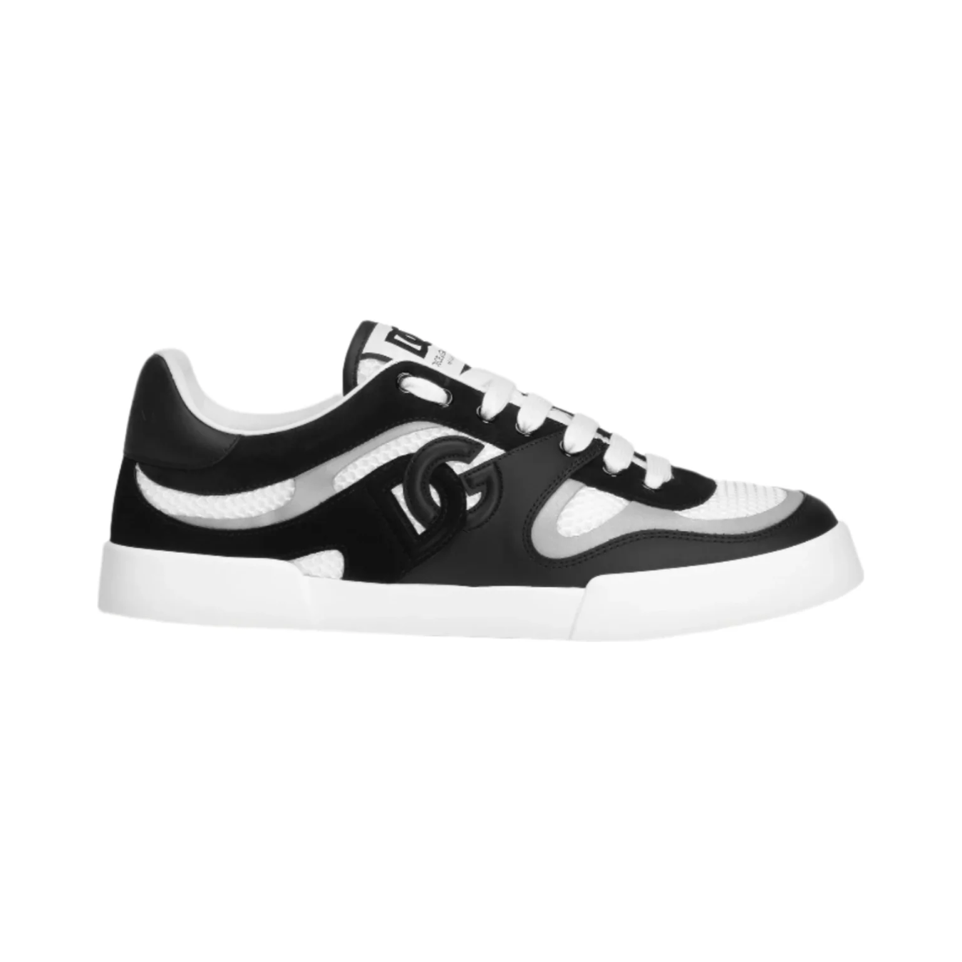 דולצה גאבנה סניקרס שחור לבן ואפור | Branded shoes bymrcrazyshoes