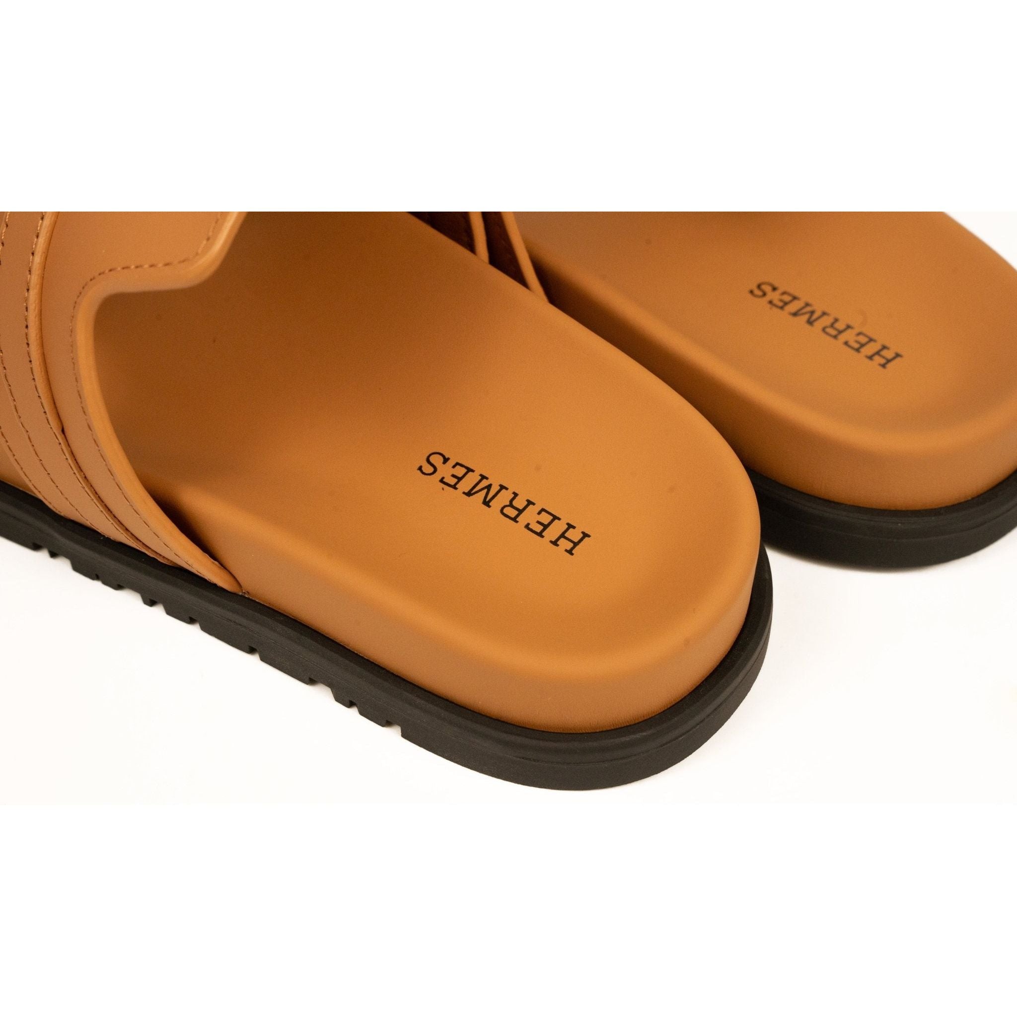 כפכף הרמס חום בהיר | Branded shoes bymrcrazyshoes