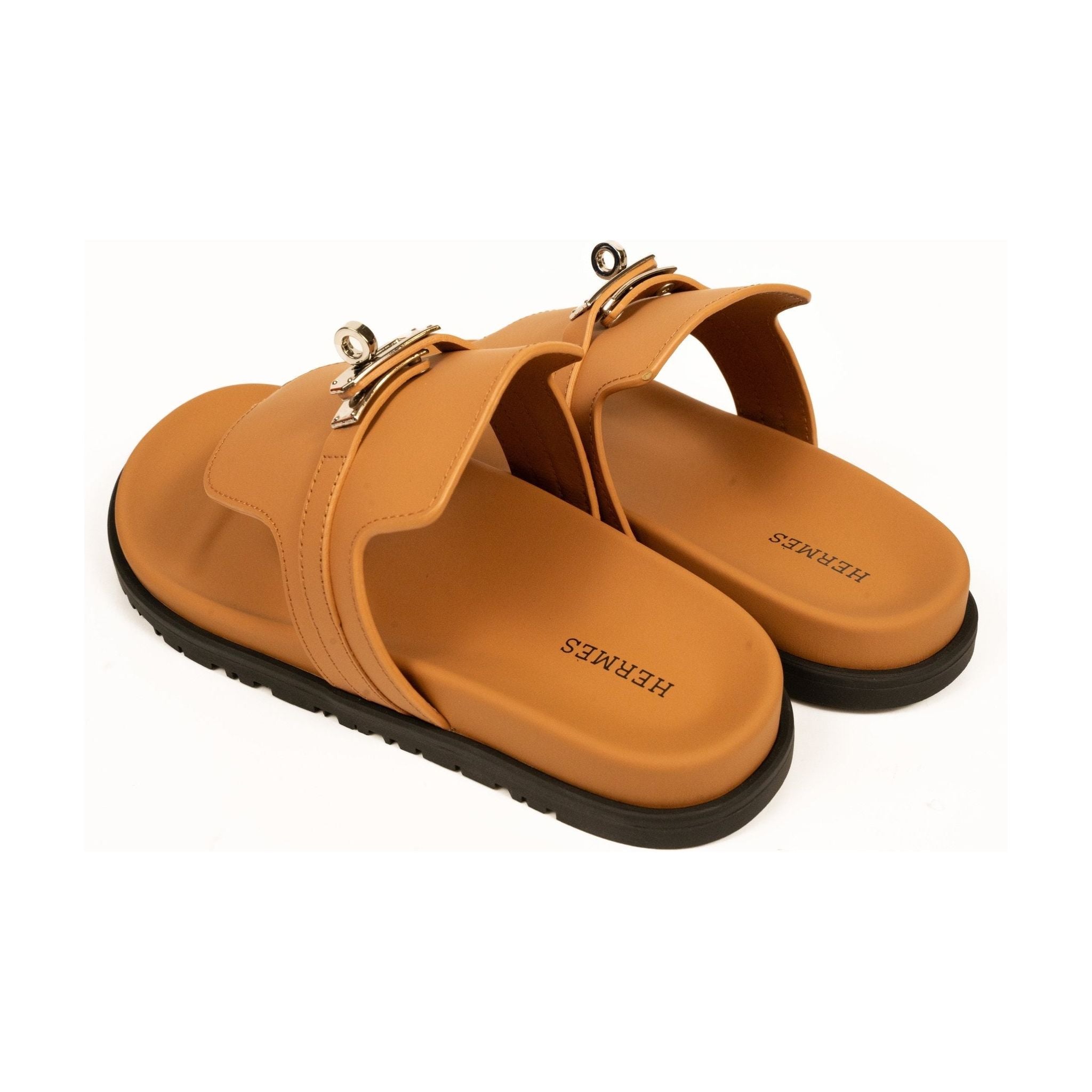 כפכף הרמס חום בהיר | Branded shoes bymrcrazyshoes