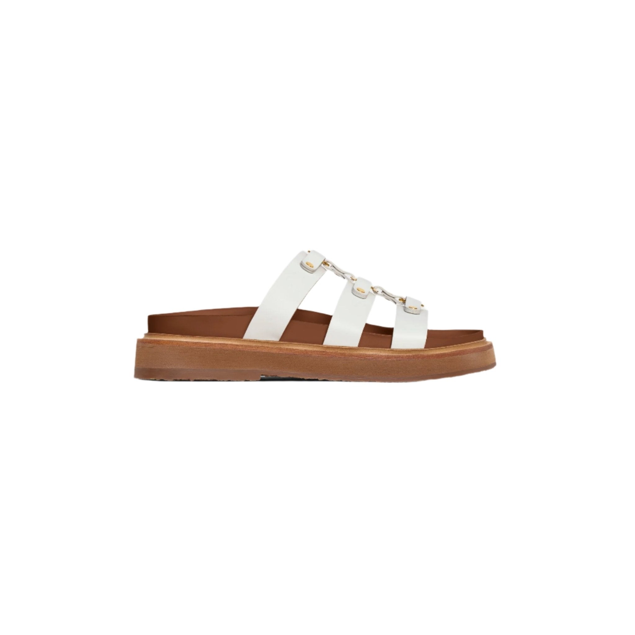 כפכף סלין לבן | Branded shoes bymrcrazyshoes