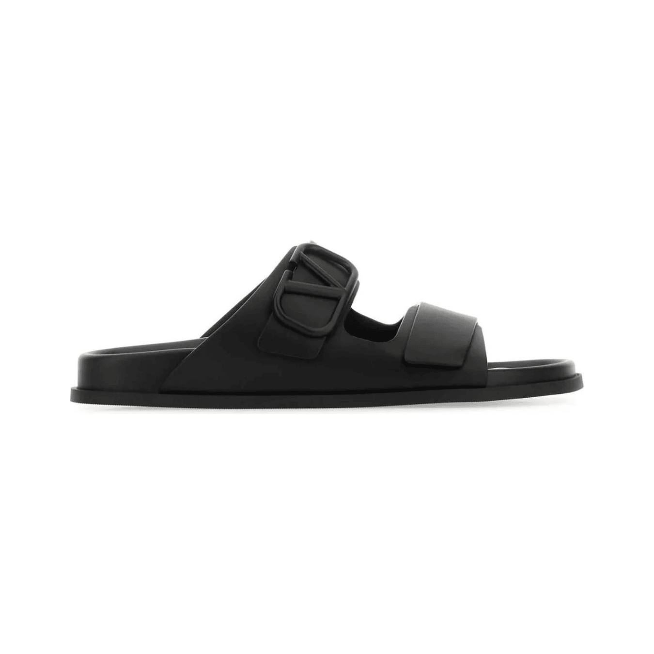 כפכף ולנטינו שחור מלא חלק | Branded shoes bymrcrazyshoes