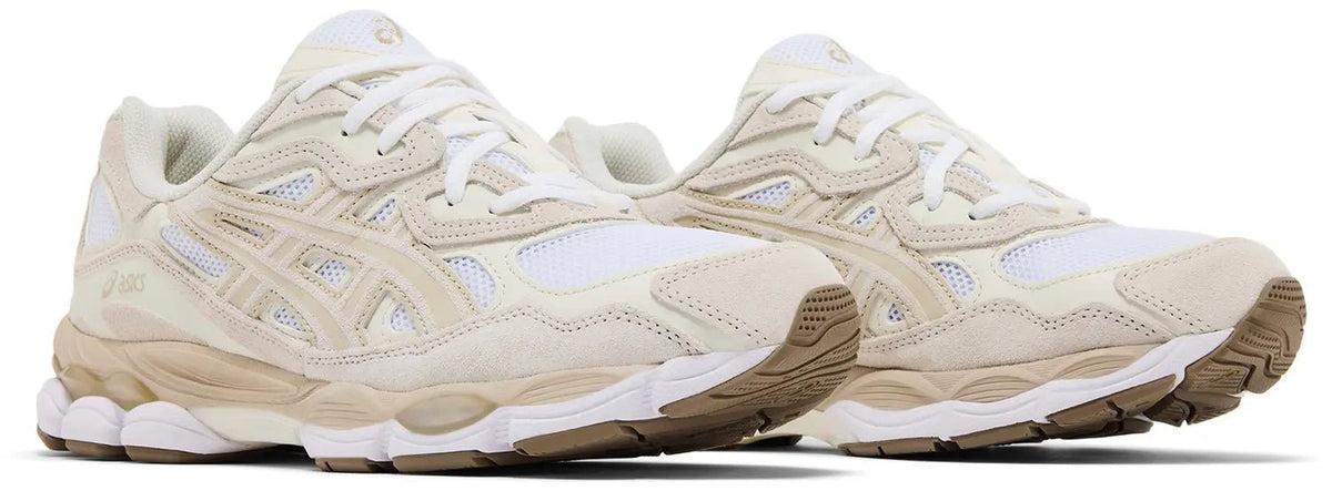 אסיקס Gel-Kayano- לבן עם בז | Branded shoes bymrcrazyshoes