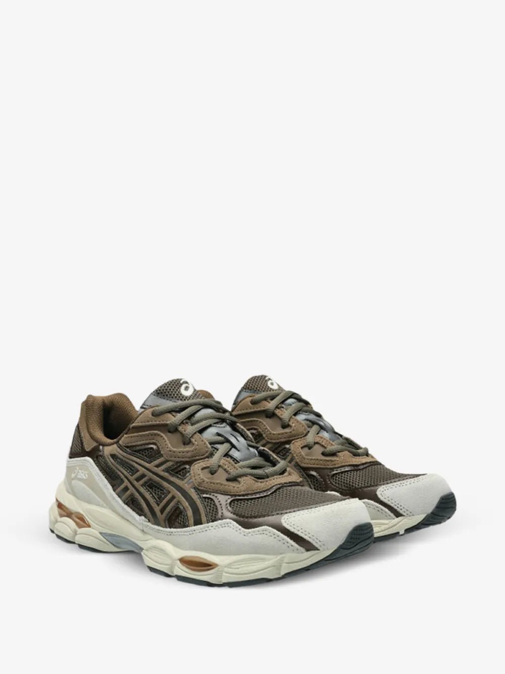 אסיקס Gel-Kayano- חום רשת עם שמנת | Branded shoes bymrcrazyshoes
