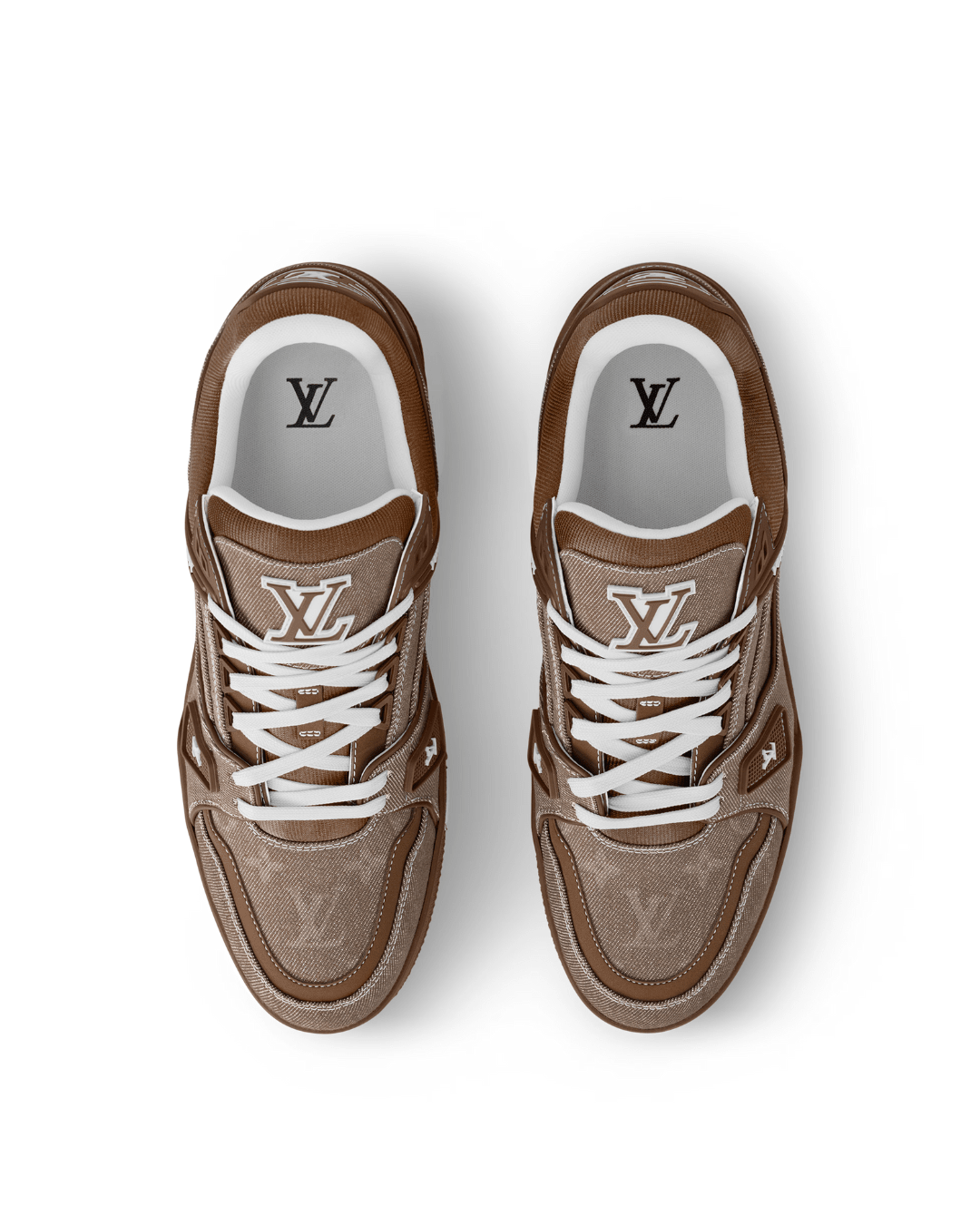 Louis Vuitton LV Trainer חום בד | Branded shoes bymrcrazyshoes