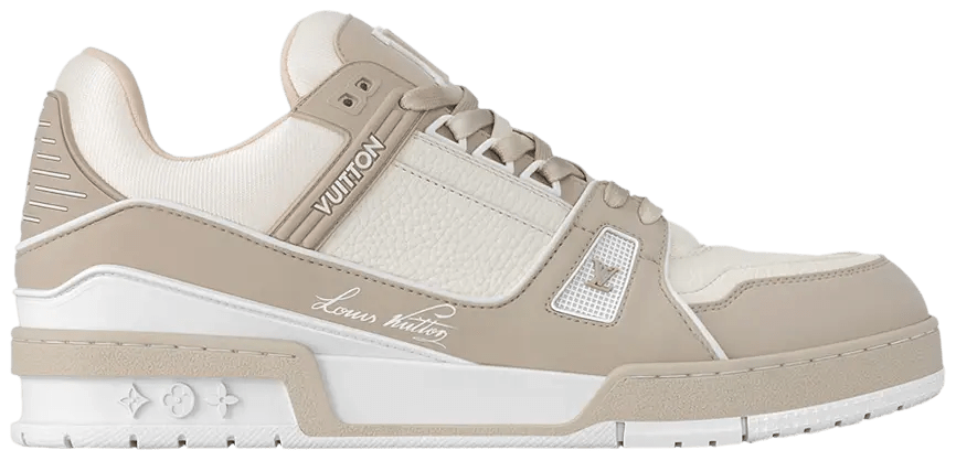 Louis Vuitton LV Trainer שמנת ולבן | Branded shoes bymrcrazyshoes