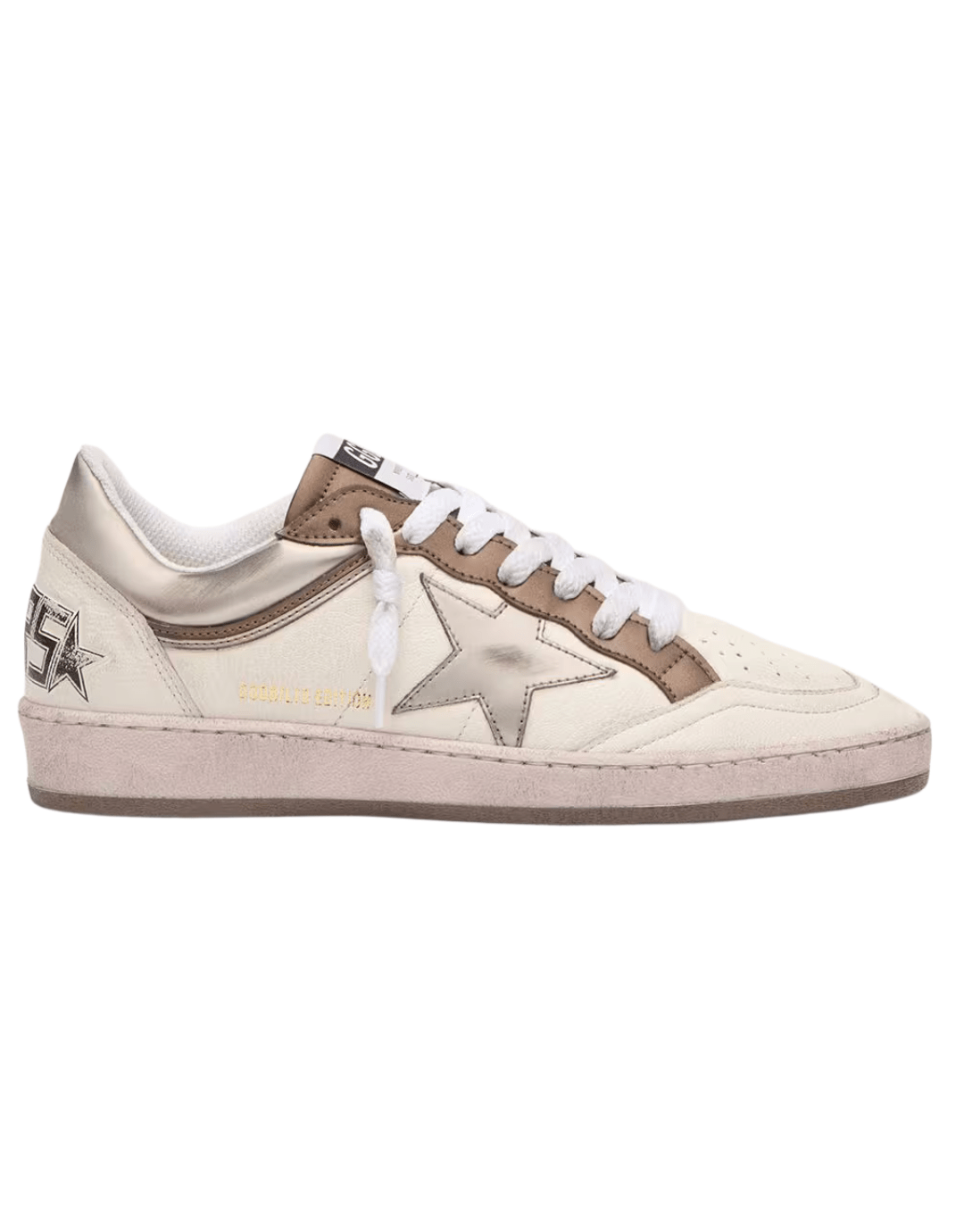 גולדן גוס-בולסטאר לבן עם ברונזה | Branded shoes bymrcrazyshoes