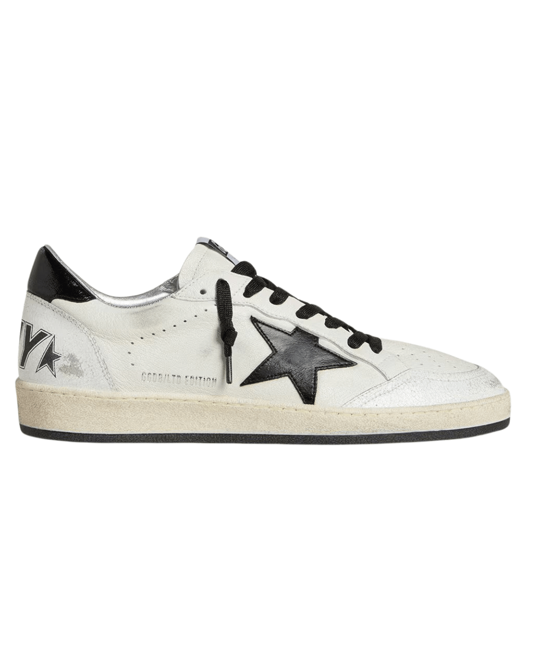 גולדן גוס - בולסטאר לבן עם שחור | Branded shoes bymrcrazyshoes
