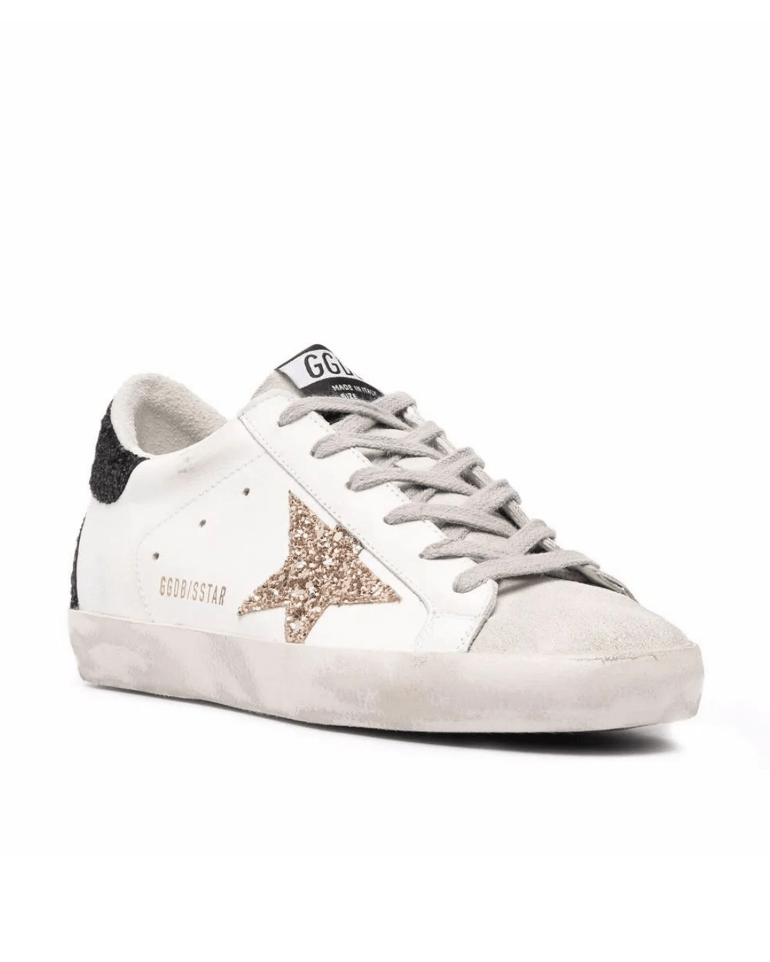 גולדן גוס- סופרסטאר לבן עם כוכב זהב מנוצנץ | Branded shoes bymrcrazyshoes