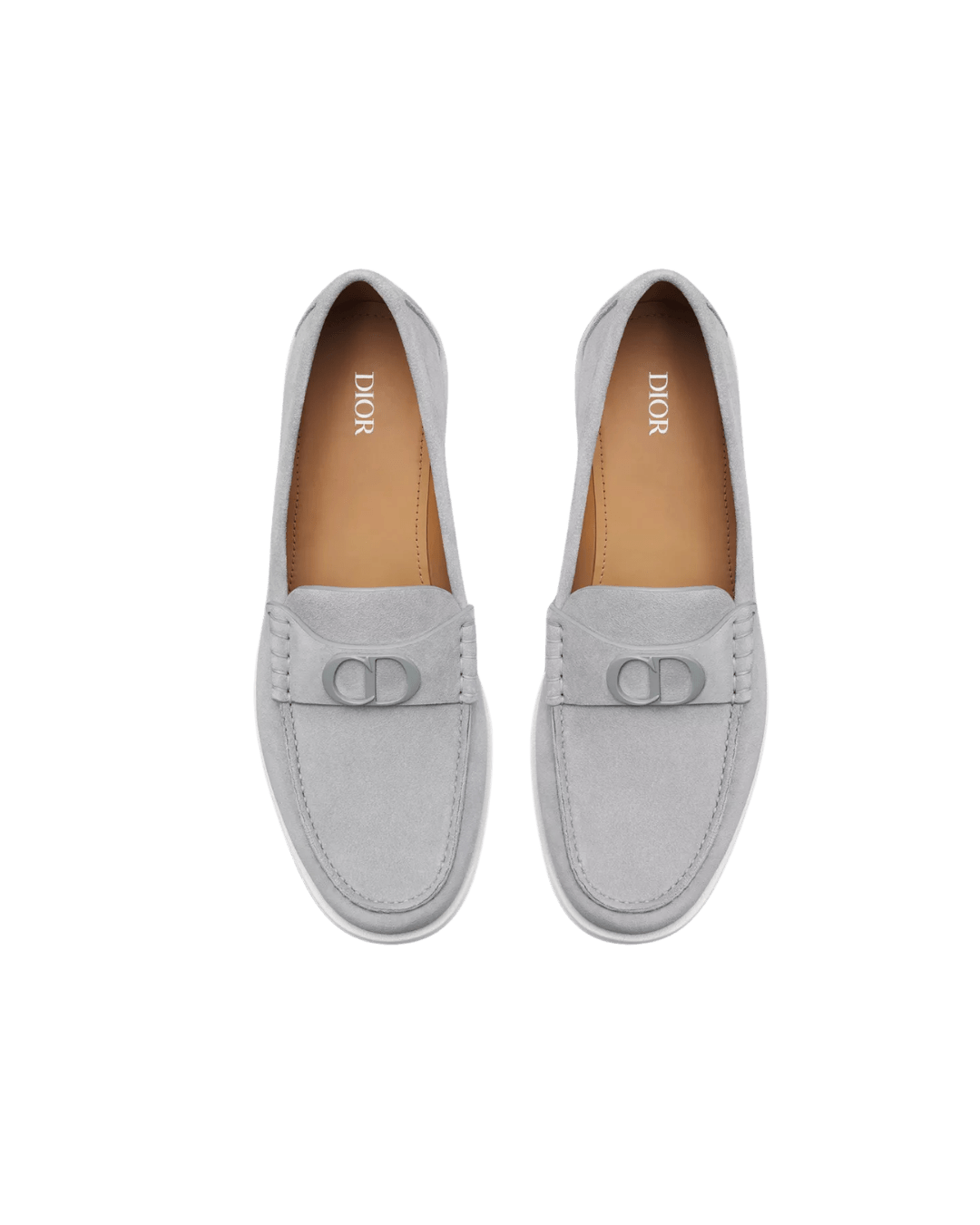 מוקסין דיור-אפור בהיר | Branded shoes bymrcrazyshoes