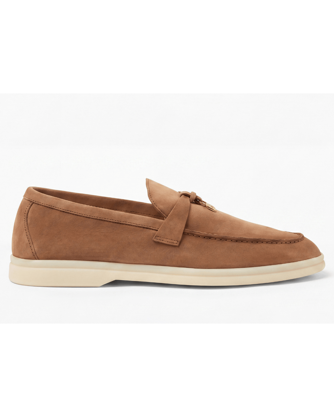 מוקסין לורו פיאנה- חום אדמה עם אבזם | Branded shoes bymrcrazyshoes