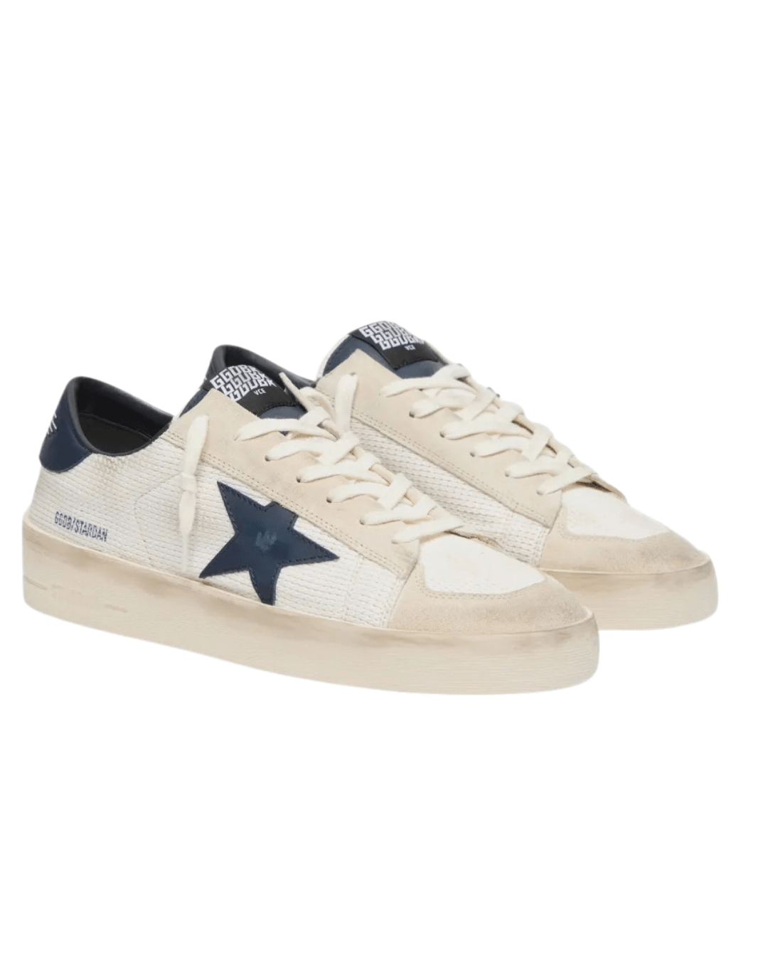 גולדן גוס - סטארדן לבן וכחול כהה | Branded shoes bymrcrazyshoes