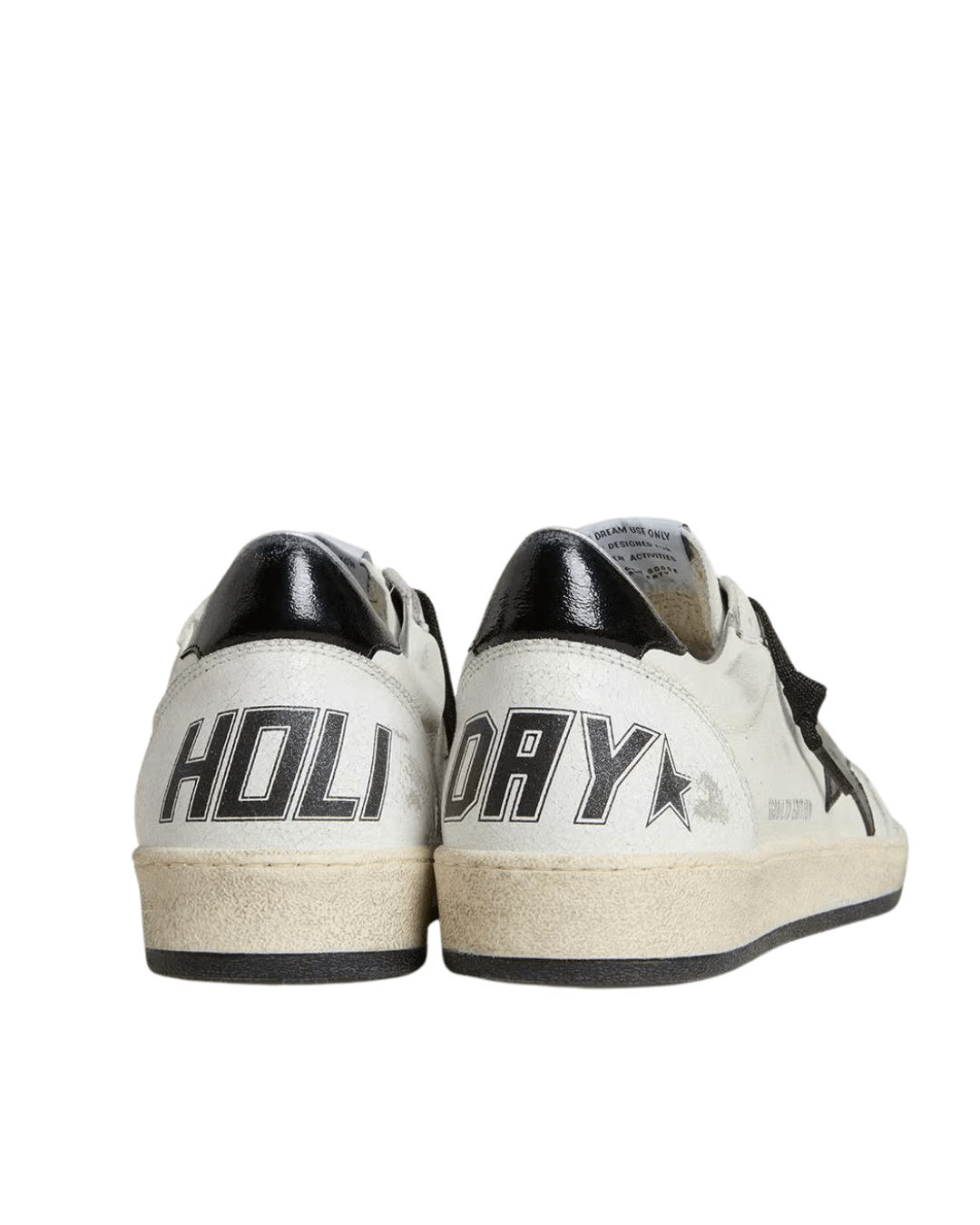 גולדן גוס - בולסטאר לבן עם שחור | Branded shoes bymrcrazyshoes