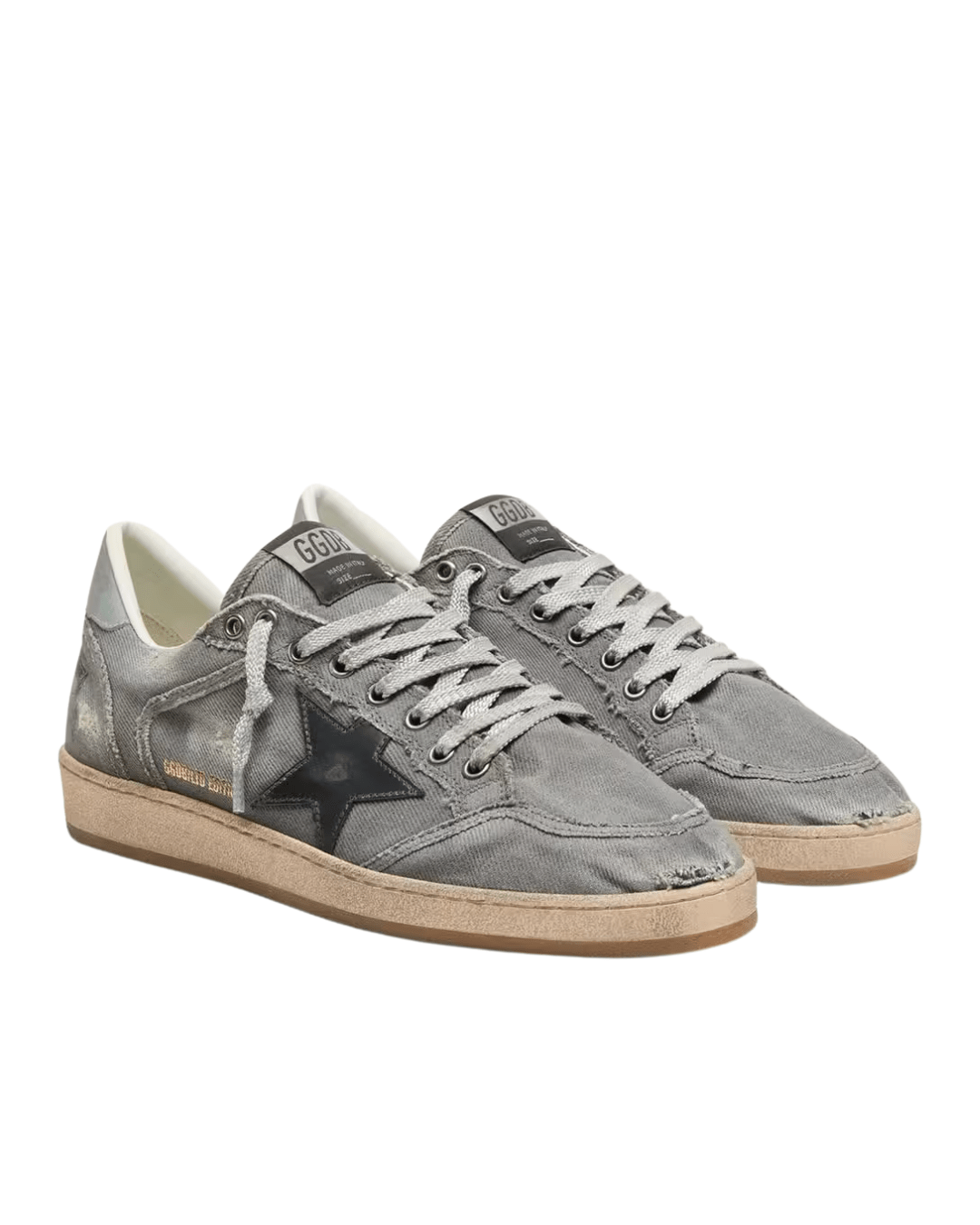 גולדן גוס-בולסטאר אפור מלא עם שפשופף | Branded shoes bymrcrazyshoes