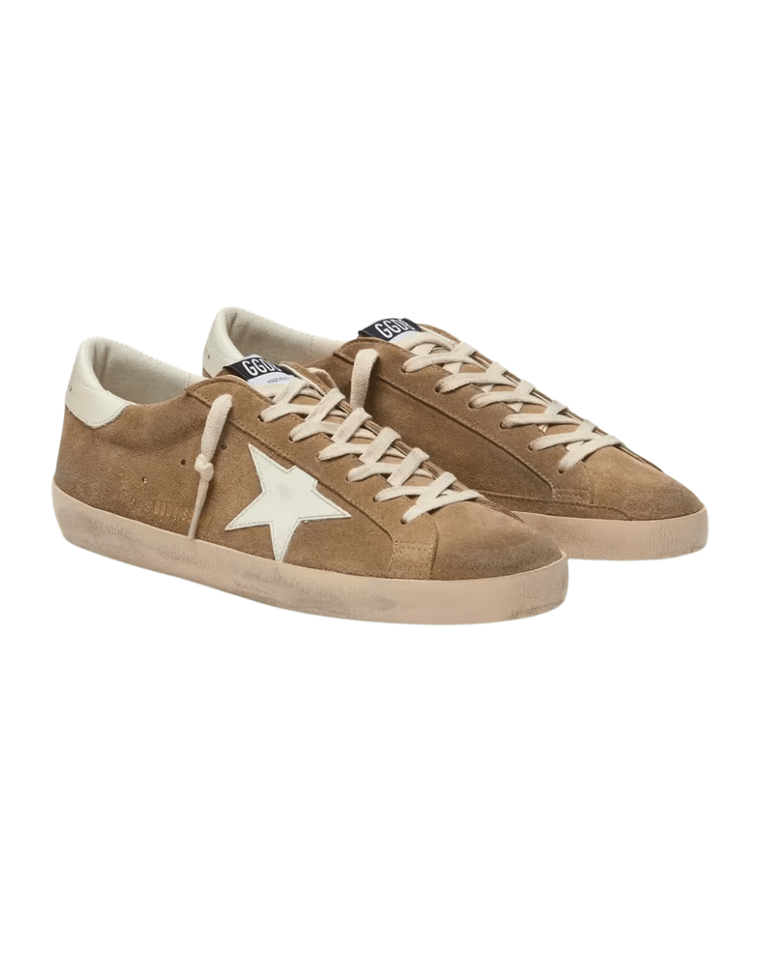 גולדן גוס - סופרסטאר חום בהיר וכוכב לבן | Branded shoes bymrcrazyshoes