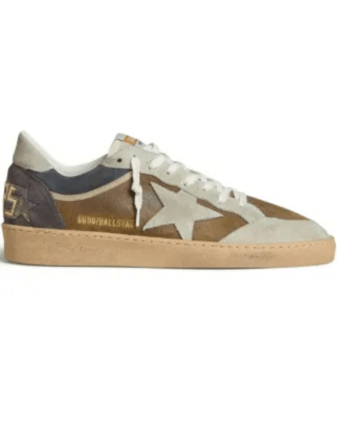 גולדן גוס - בולסטאר חום לבן ואפור כהה | Branded shoes bymrcrazyshoes