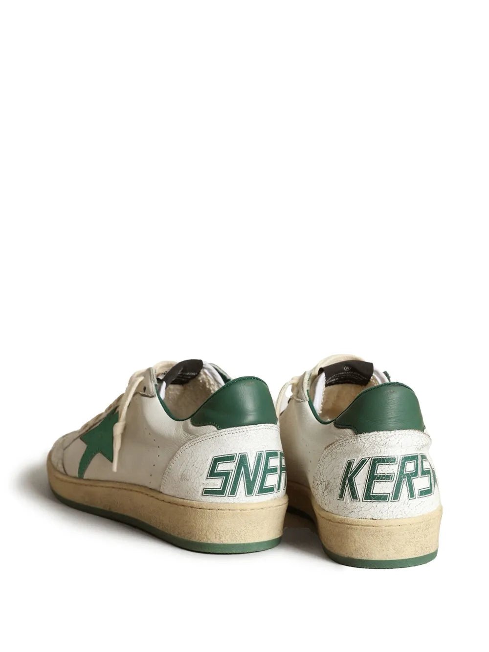 גולדן גוס- בולסטאר לבן עם ירוק | Branded shoes bymrcrazyshoes