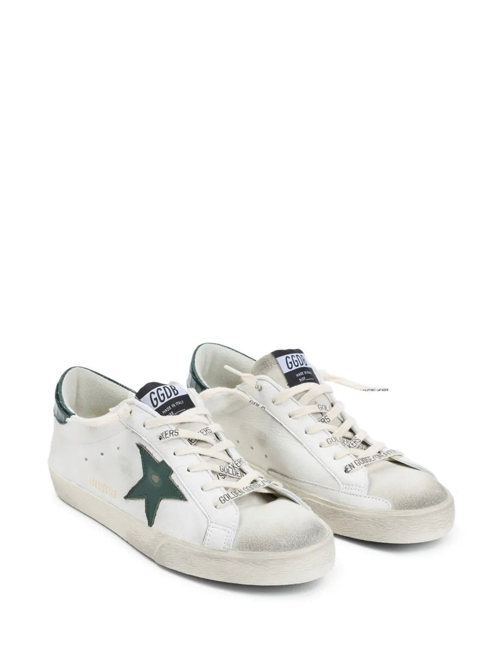 גולדן גוס - סופרסטאר לבן כוכב ירוק | Branded shoes bymrcrazyshoes