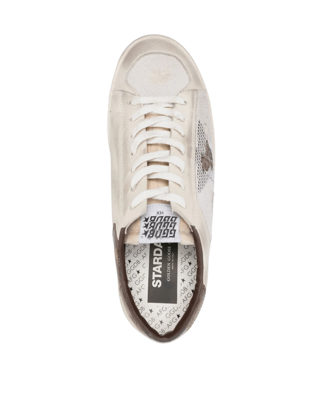 גולדן גוס - סטארדן לבן עם ברונזה | Branded shoes bymrcrazyshoes