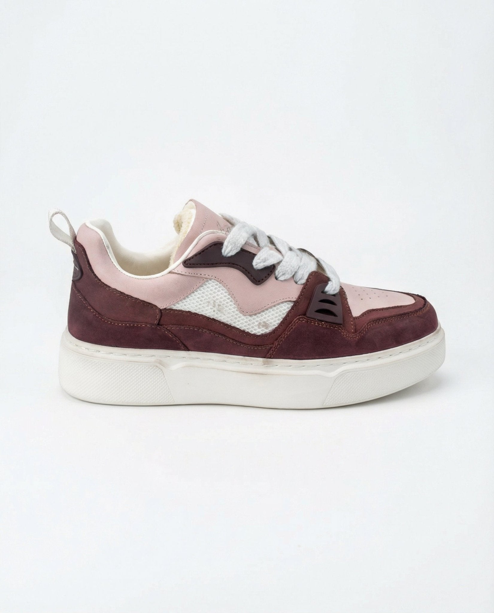 דוסה ספורט - בורדו לבן | Branded shoes bymrcrazyshoes