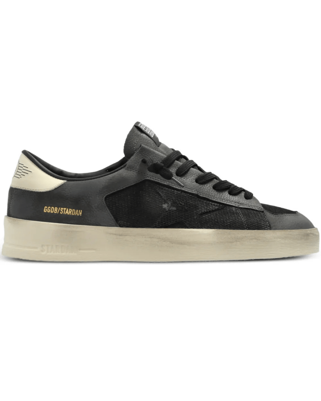 גולדן גוס - סטארדן שחור משופשף | Branded shoes bymrcrazyshoes