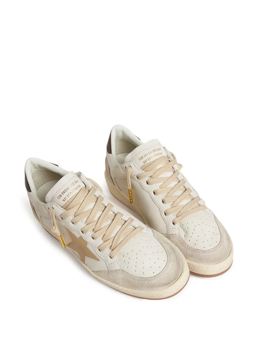 גולדן גוס- בולסטאר לבן בשילוב אפור וזהב | Branded shoes bymrcrazyshoes