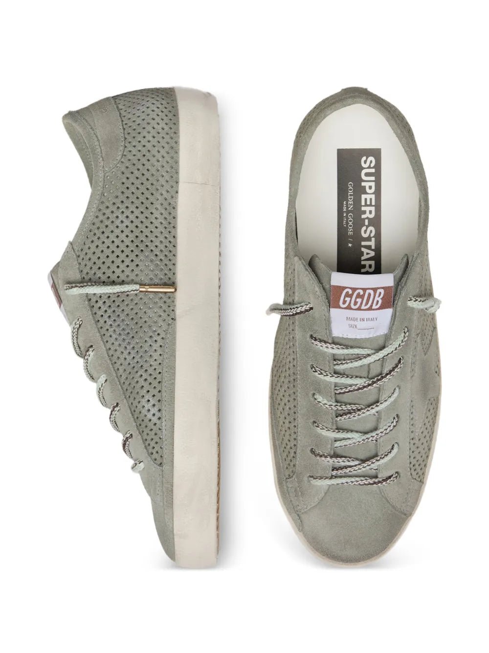 גולדן גוס- סופרסטאר רשת אפור | Branded shoes bymrcrazyshoes
