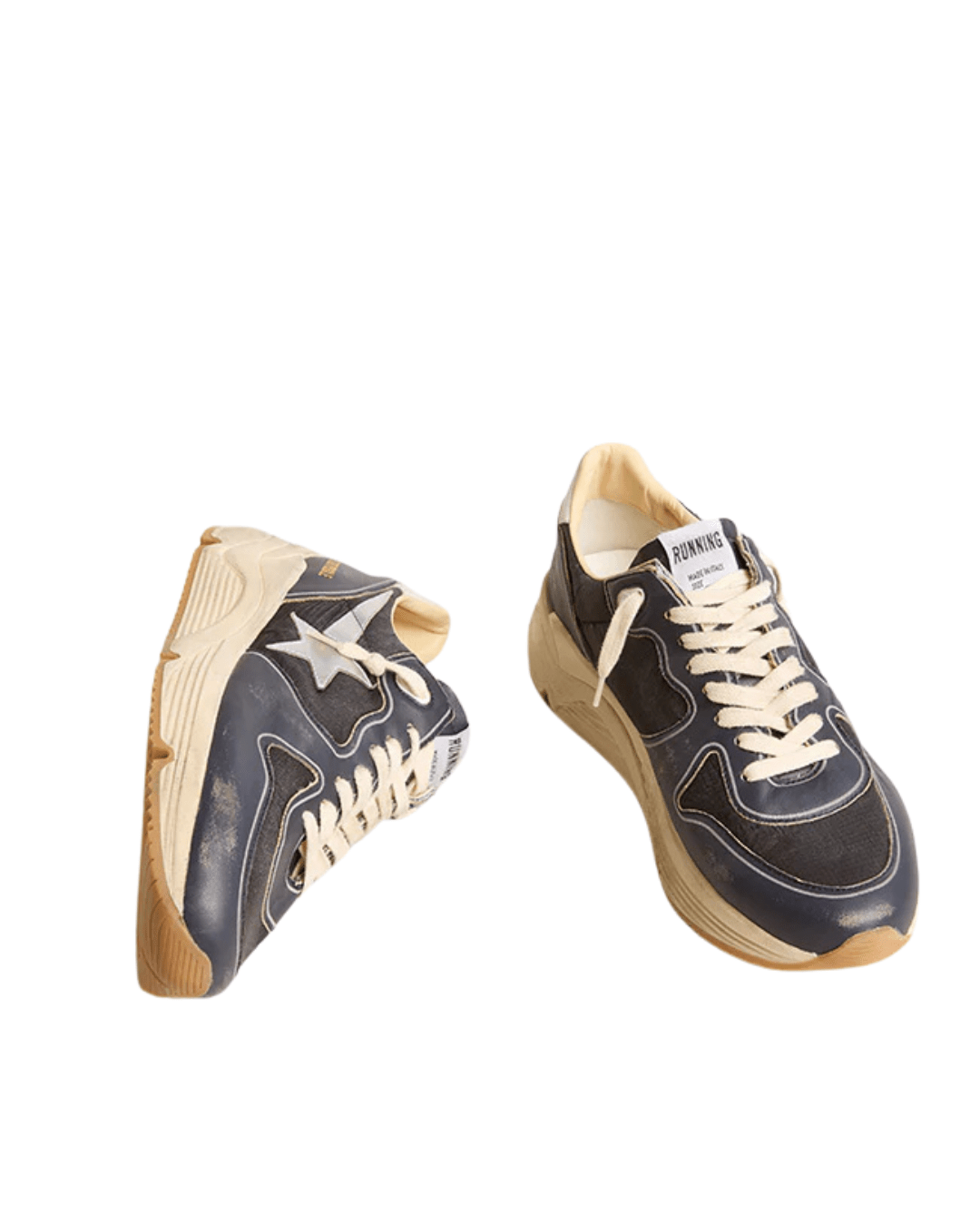 גולדן גוס - ספורט כחול משופשף | Branded shoes bymrcrazyshoes