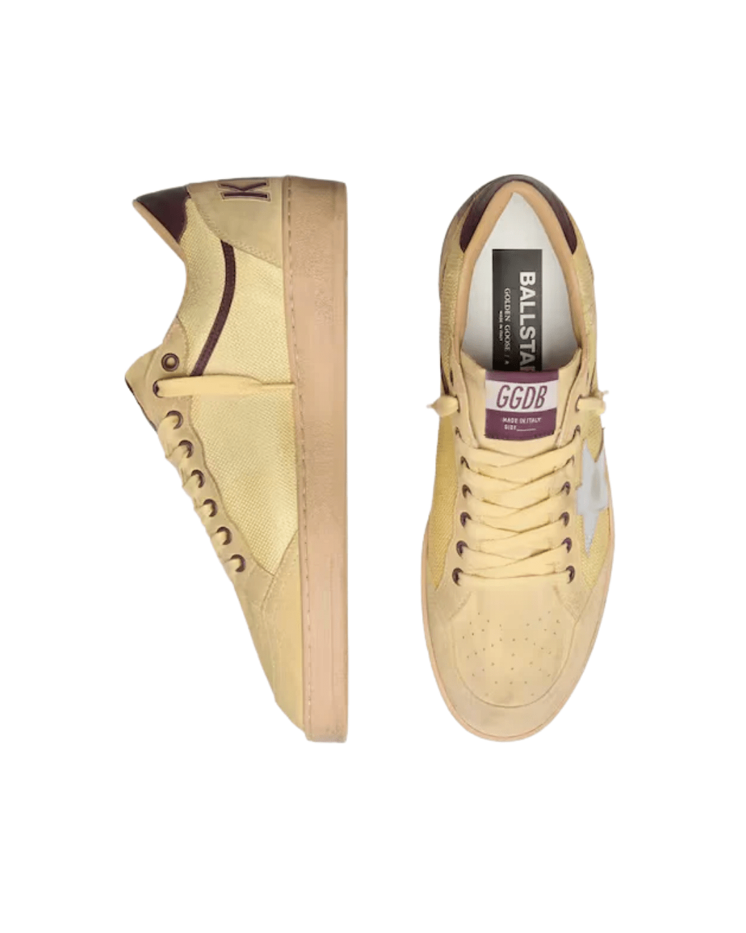 גולדן גוס - בולסטאר שמנת וכוכב כסוף | Branded shoes bymrcrazyshoes