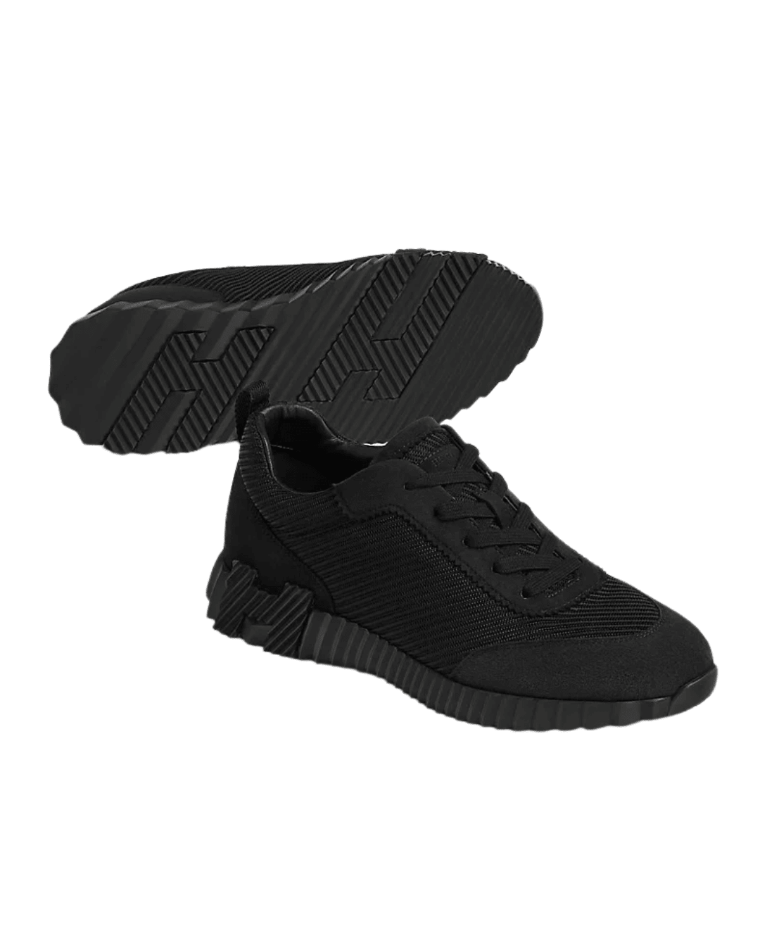 סניקרס הרמס-שחור רשת מלא | Branded shoes bymrcrazyshoes