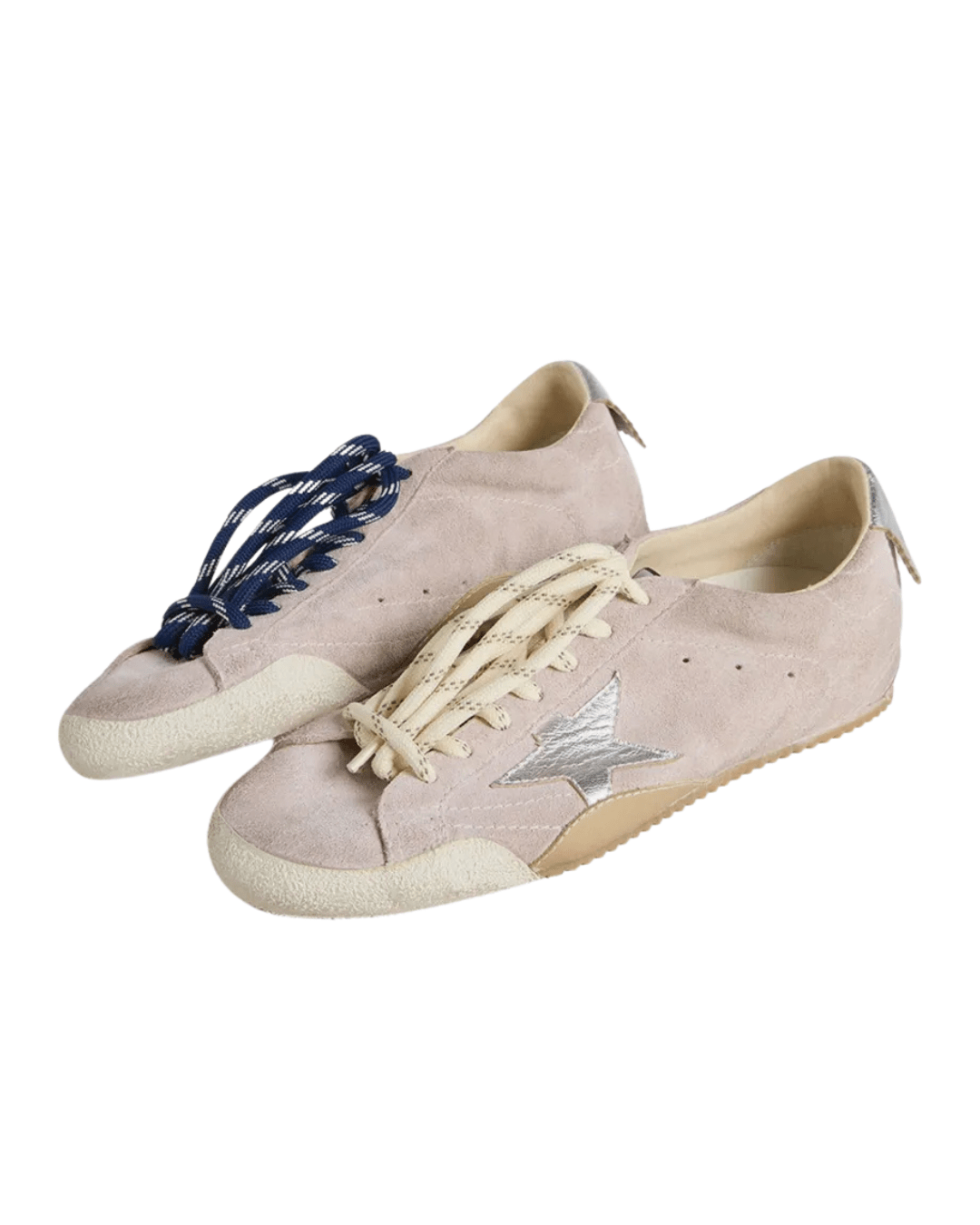 גולדן גוס - טרו סטאר גוון ורוד עם כוכב כסף | Branded shoes bymrcrazyshoes