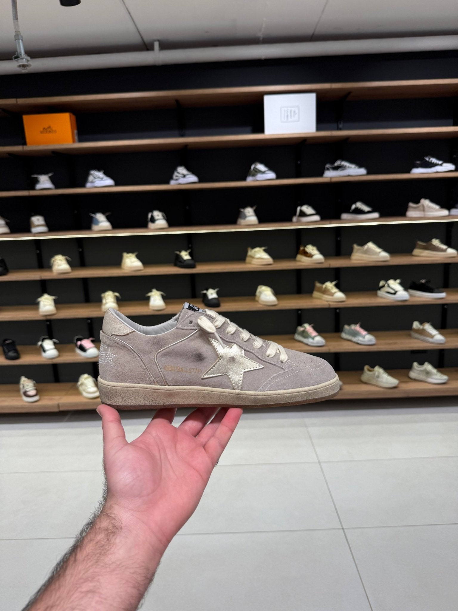 גולדן גוס- בולסטאר בז אפור | Branded shoes bymrcrazyshoes