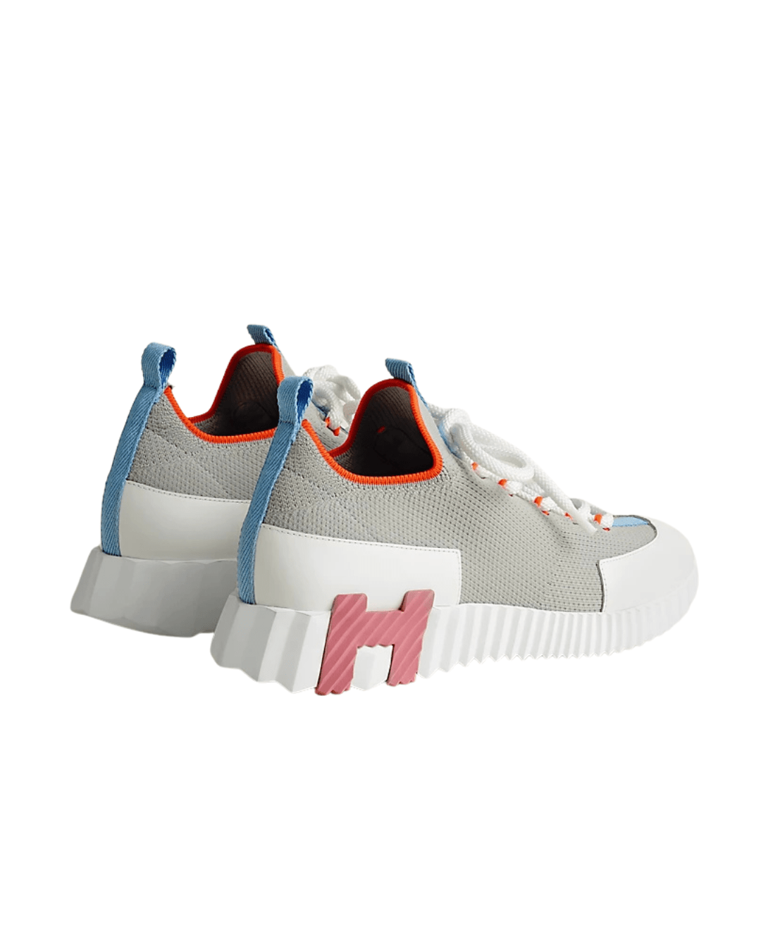 סניקרס הרמס - אפור בשילוב תכלת | Branded shoes bymrcrazyshoes
