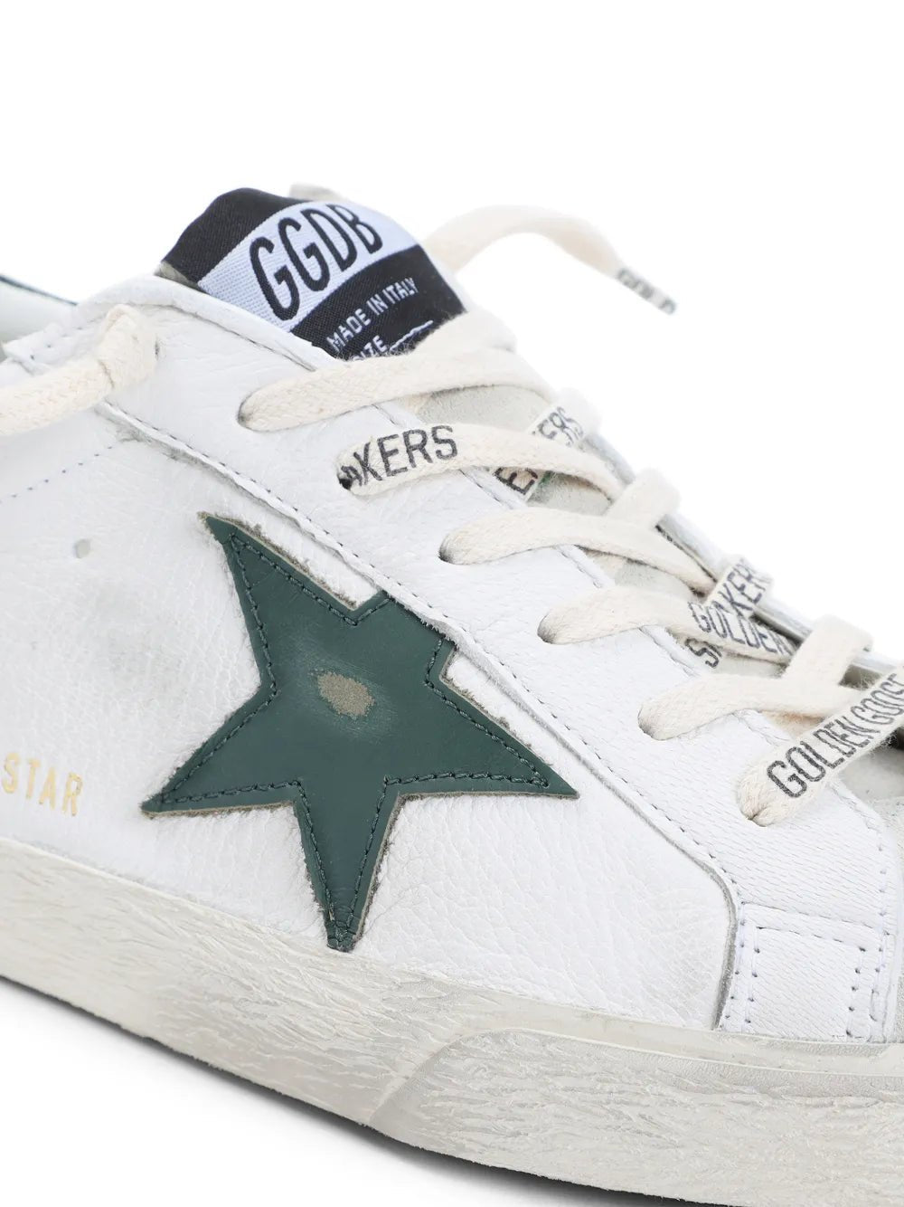 גולדן גוס - סופרסטאר לבן כוכב ירוק | Branded shoes bymrcrazyshoes