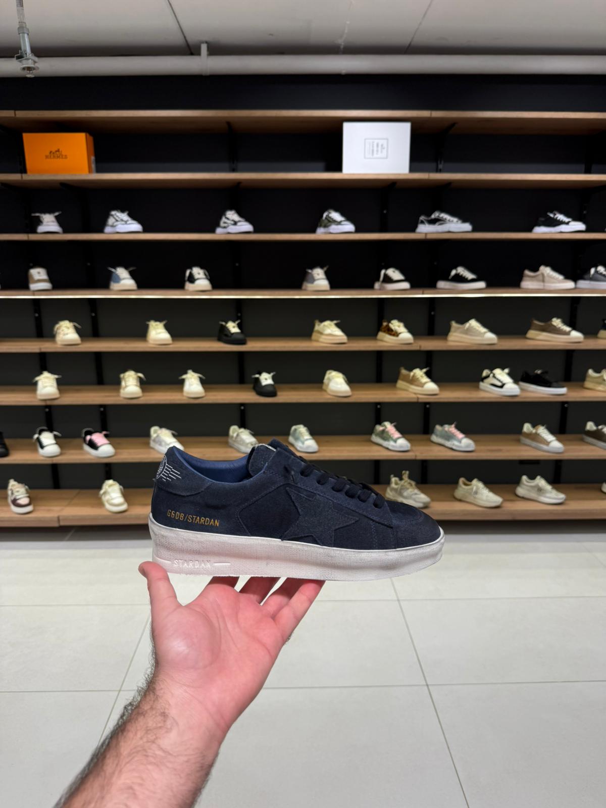 גולדן גוס - סטארדן כחול זמש | Branded shoes bymrcrazyshoes