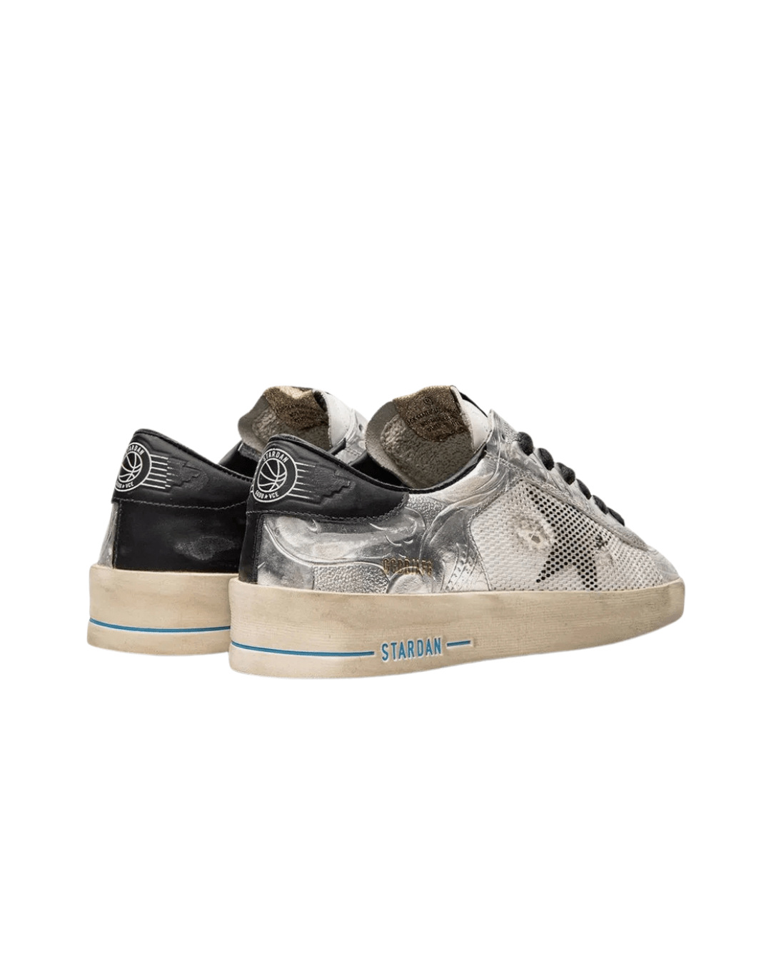 גולדן גוס - סטארדן שחור עם כסוף | Branded shoes bymrcrazyshoes