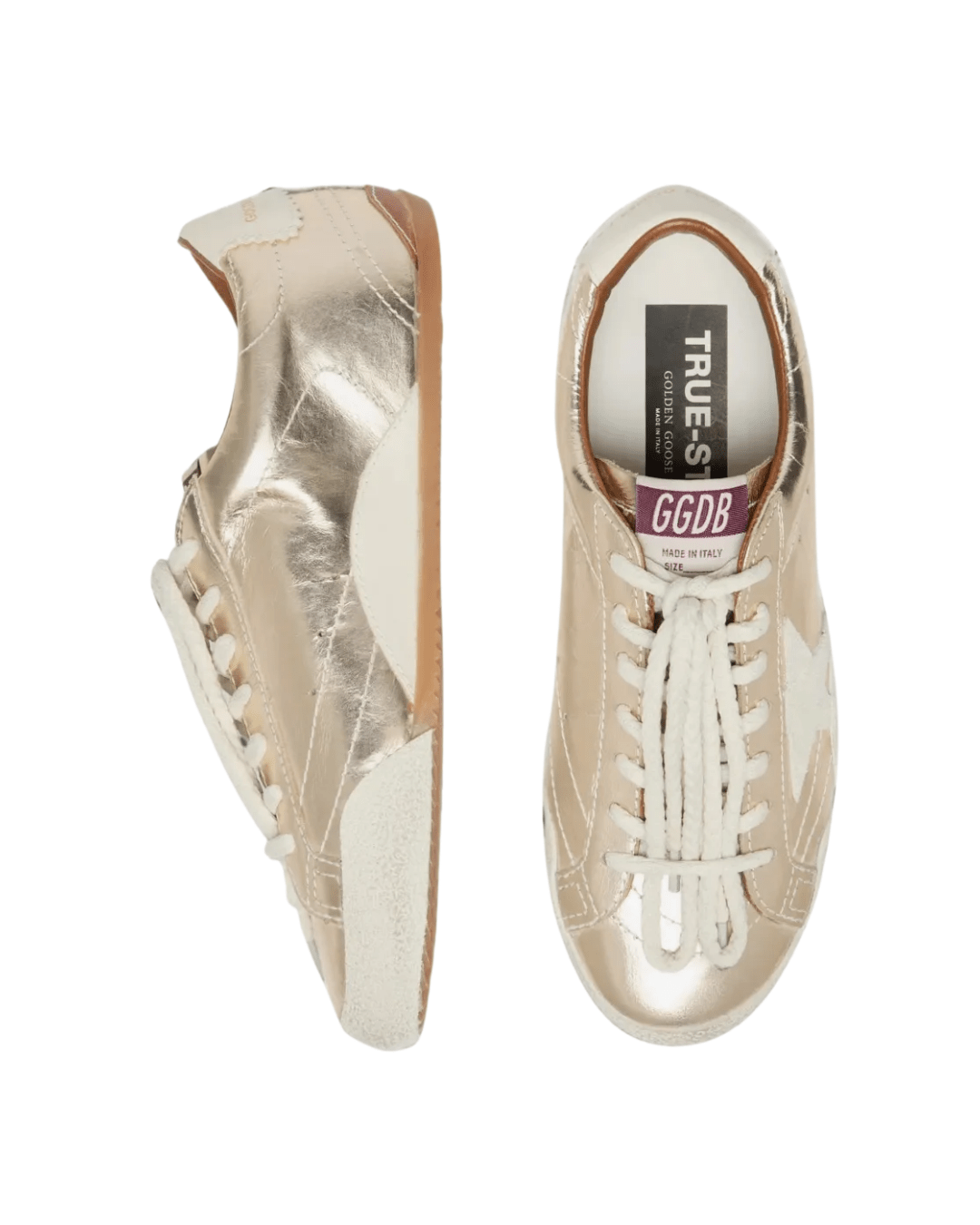 גולדן גוס - טרו סטאר כסף | Branded shoes bymrcrazyshoes