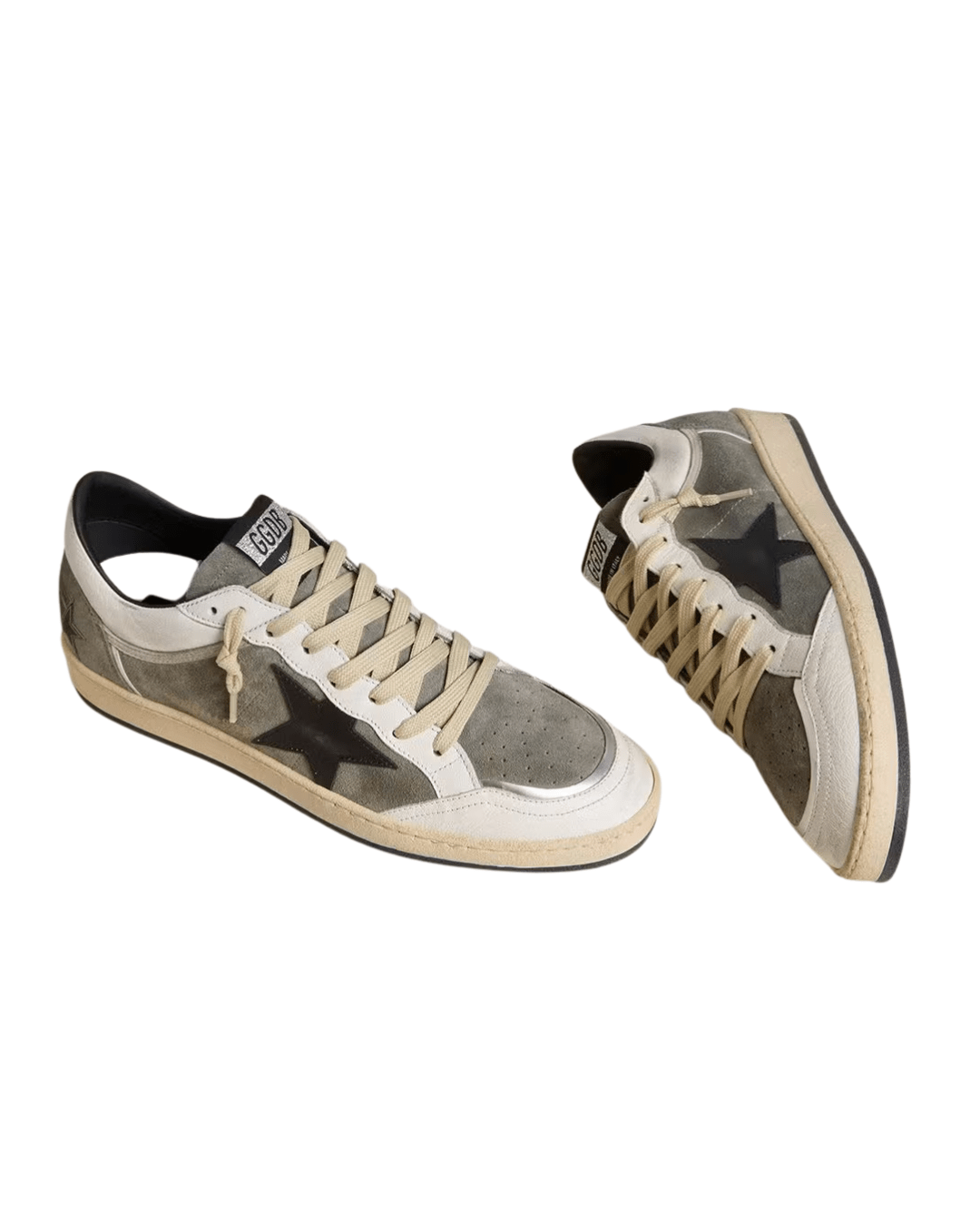 גולדן גוס - בולסטאר ירוק זית עם כוכב שחור | Branded shoes bymrcrazyshoes