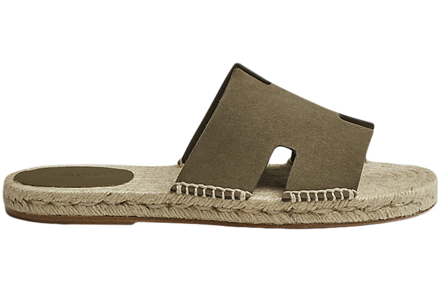 כפכף הרמס קש בצבע ירוק זית | Branded shoes bymrcrazyshoes