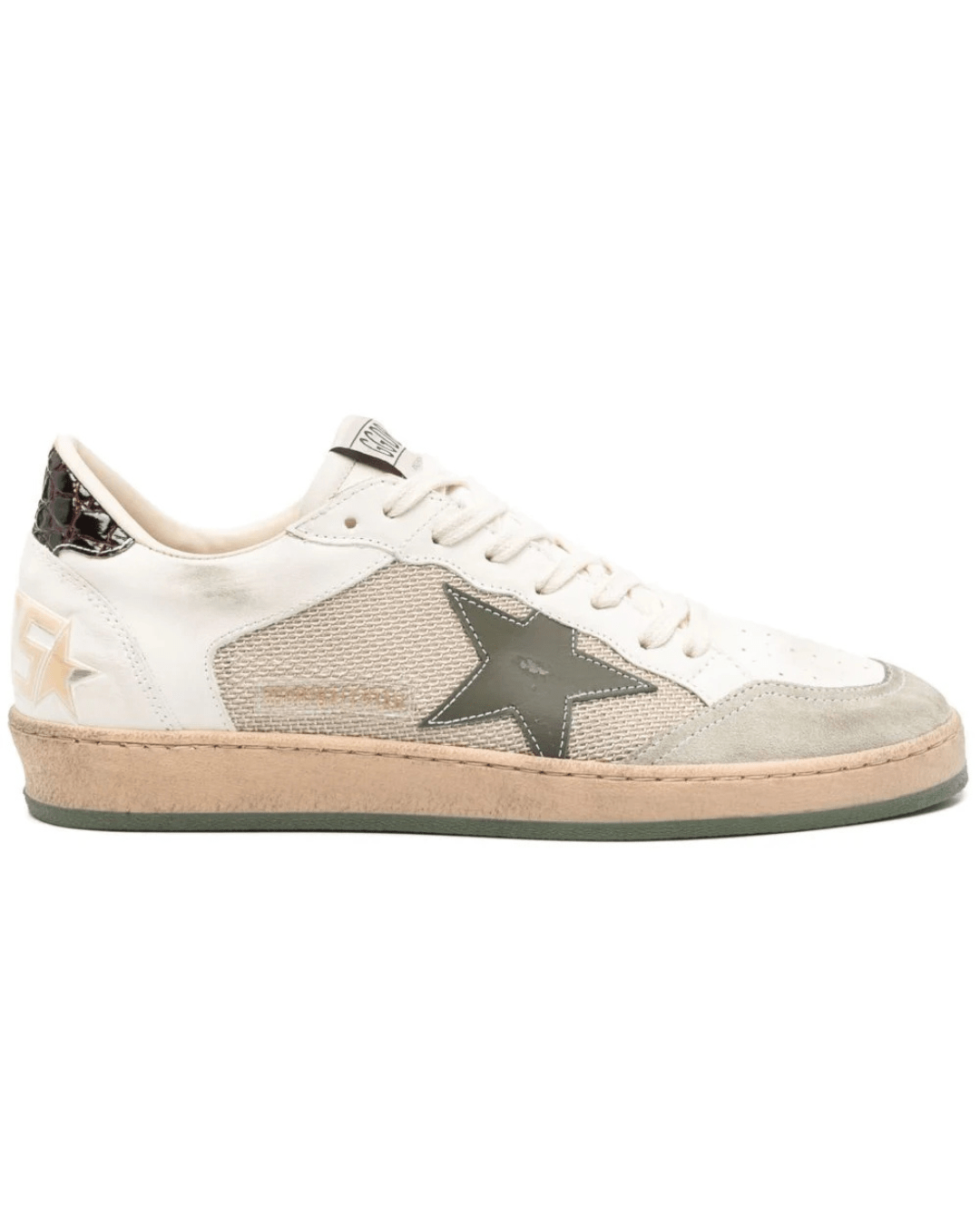 גולדן גוס - בולסטאר לבן ורשת בז | Branded shoes bymrcrazyshoes