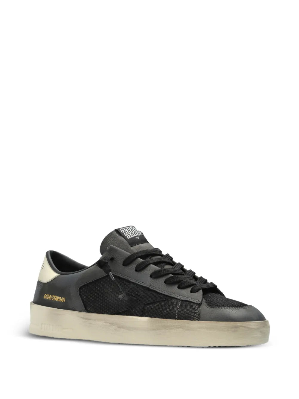 גולדן גוס - סטארדן שחור משופשף | Branded shoes bymrcrazyshoes