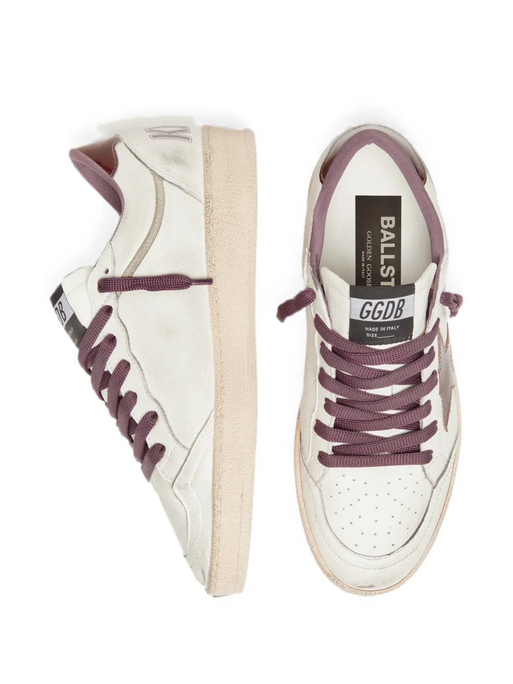 גולדן גוס- בולסטאר לבן עם בורדו | Branded shoes bymrcrazyshoes
