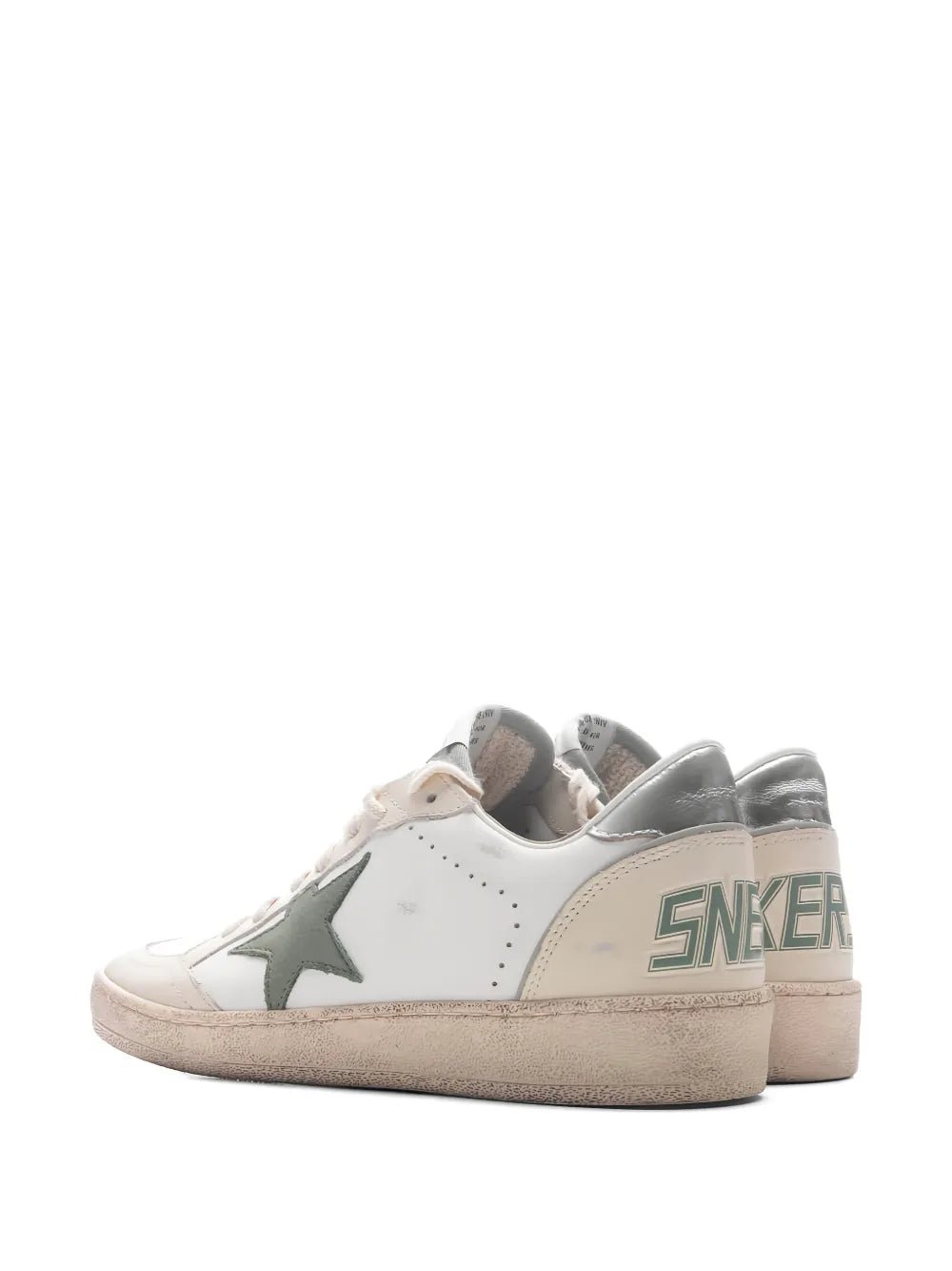 גלדן גוס- לבן שמנת וכוכב ירוק | Branded shoes bymrcrazyshoes