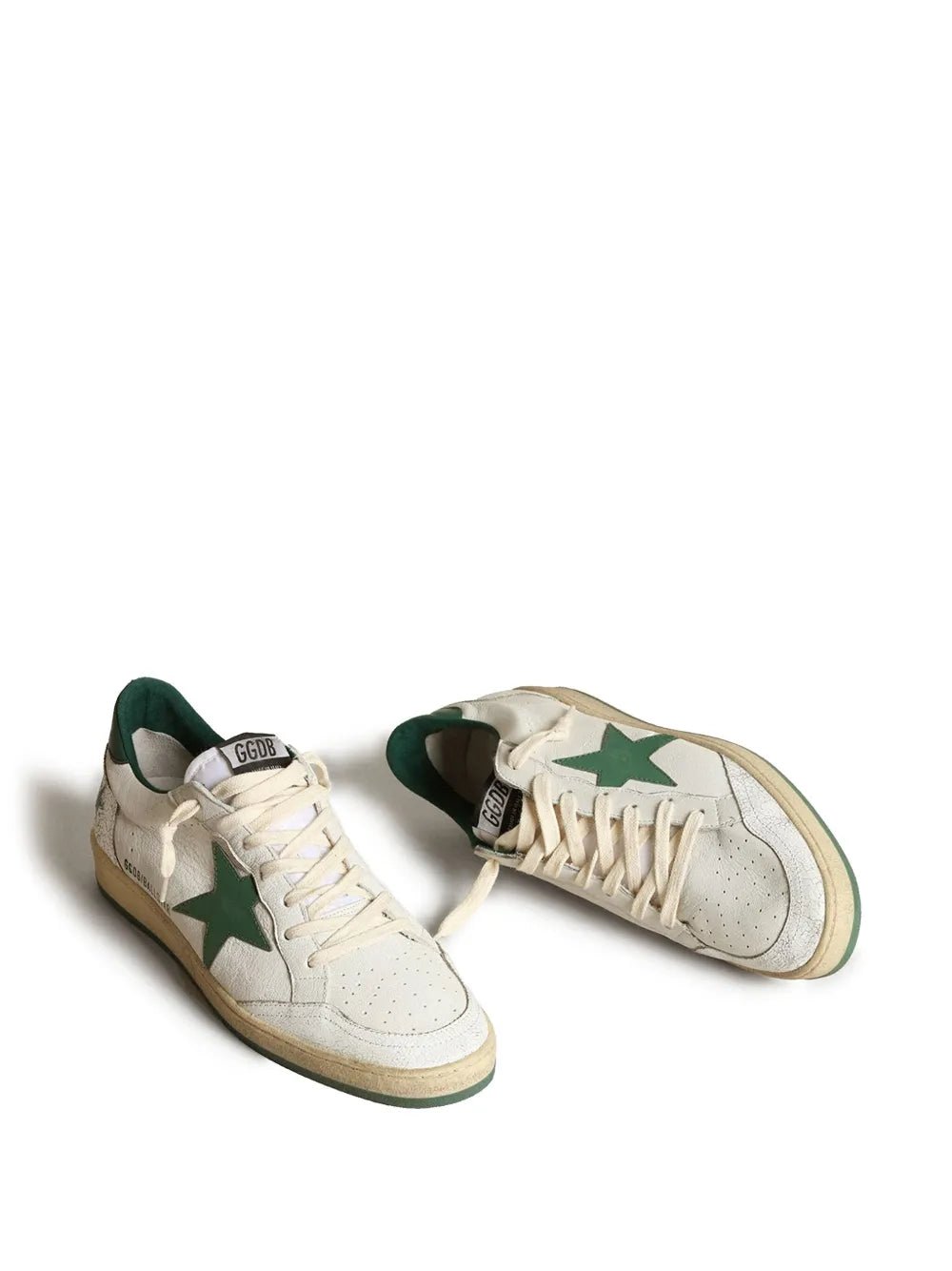 גולדן גוס- בולסטאר לבן עם ירוק | Branded shoes bymrcrazyshoes
