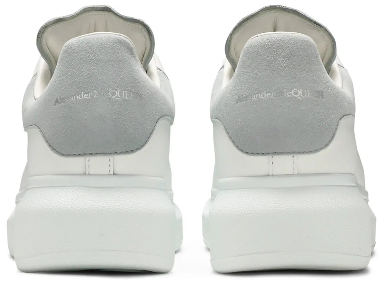 אלכסנדר מקווין - לבן ועקב אפור זמש | Branded shoes bymrcrazyshoes